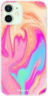 iSaprio Orange Liquid pro iPhone 12 - Phone Cover