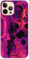 iSaprio Abstract Dark 01 pro iPhone 12 Pro - Phone Cover