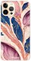 iSaprio Purple Leaves pro iPhone 12 Pro - Phone Cover