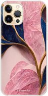 iSaprio Pink Blue Leaves pre iPhone 12 Pro Max - Kryt na mobil