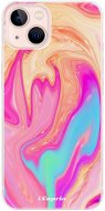 iSaprio Orange Liquid pro iPhone 13 - Phone Cover