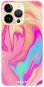 iSaprio Orange Liquid pro iPhone 13 Pro Max - Phone Cover