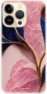 iSaprio Pink Blue Leaves pro iPhone 13 Pro Max - Phone Cover