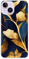 iSaprio Gold Leaves pro iPhone 14 - Phone Cover