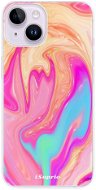 iSaprio Orange Liquid pro iPhone 14 - Phone Cover