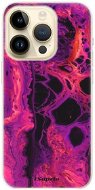 iSaprio Abstract Dark 01 pro iPhone 14 Pro - Phone Cover