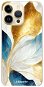 iSaprio Blue Leaves pro iPhone 14 Pro Max - Phone Cover
