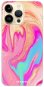 iSaprio Orange Liquid pro iPhone 14 Pro Max - Phone Cover