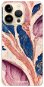 iSaprio Purple Leaves pro iPhone 14 Pro Max - Phone Cover