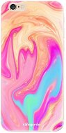 iSaprio Orange Liquid pro iPhone 6 - Phone Cover