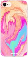 iSaprio Orange Liquid na iPhone 8 - Kryt na mobil