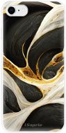 iSaprio Black and Gold pro iPhone SE 2020 - Phone Cover