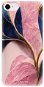 iSaprio Pink Blue Leaves pro iPhone SE 2020 - Phone Cover