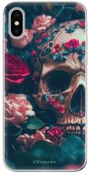 iSaprio Skull in Roses pro iPhone X - Phone Cover