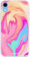 iSaprio Orange Liquid na iPhone Xr - Kryt na mobil