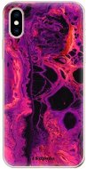 iSaprio Abstract Dark 01 pro iPhone XS - Phone Cover