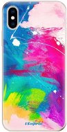 iSaprio Abstract Paint 03 pro iPhone XS - Phone Cover