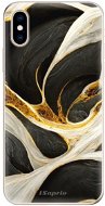 iSaprio Black and Gold pro iPhone XS - Phone Cover