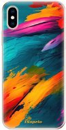 iSaprio Blue Paint na iPhone XS - Kryt na mobil