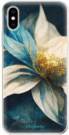 iSaprio Blue Petals pro iPhone XS - Phone Cover