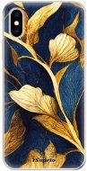 iSaprio Gold Leaves pro iPhone XS - Phone Cover