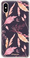 iSaprio Herbal Pattern na iPhone XS - Kryt na mobil