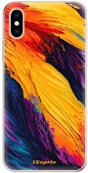 iSaprio Orange Paint pro iPhone XS - Phone Cover