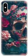 iSaprio Skull in Roses pro iPhone XS - Phone Cover
