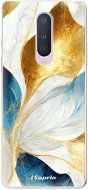 Phone Cover iSaprio Blue Leaves pro OnePlus 8 - Kryt na mobil