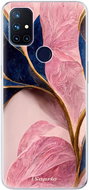 iSaprio Pink Blue Leaves pro OnePlus Nord N10 5G - Phone Cover