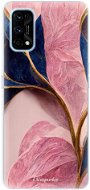 Phone Cover iSaprio Pink Blue Leaves pro Realme 7 Pro - Kryt na mobil