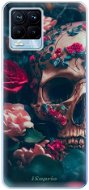 Phone Cover iSaprio Skull in Roses pro Realme 8 / 8 Pro - Kryt na mobil