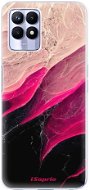 Phone Cover iSaprio Black and Pink pro Realme 8i - Kryt na mobil