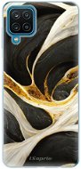 iSaprio Black and Gold pro Samsung Galaxy A12 - Phone Cover