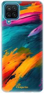 iSaprio Blue Paint pro Samsung Galaxy A12 - Phone Cover