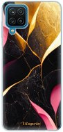 iSaprio Gold Pink Marble pro Samsung Galaxy A12 - Phone Cover