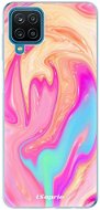 iSaprio Orange Liquid pro Samsung Galaxy A12 - Phone Cover