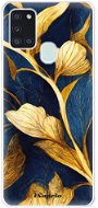 Kryt na mobil iSaprio Gold Leaves na Samsung Galaxy A21s - Kryt na mobil