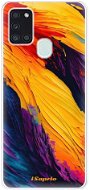 iSaprio Orange Paint pro Samsung Galaxy A21s - Phone Cover