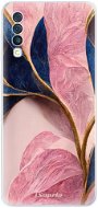 iSaprio Pink Blue Leaves pro Samsung Galaxy A50 - Phone Cover