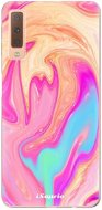 Phone Cover iSaprio Orange Liquid pro Samsung Galaxy A7 (2018) - Kryt na mobil
