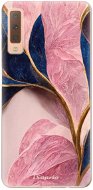 Kryt na mobil iSaprio Pink Blue Leaves pre Samsung Galaxy A7 (2018) - Kryt na mobil