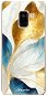 Phone Cover iSaprio Blue Leaves pro Samsung Galaxy A8 2018 - Kryt na mobil