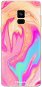 Phone Cover iSaprio Orange Liquid pro Samsung Galaxy A8 2018 - Kryt na mobil