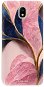 iSaprio Pink Blue Leaves pro Samsung Galaxy J5 (2017) - Phone Cover