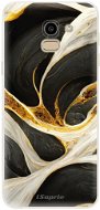 Phone Cover iSaprio Black and Gold pro Samsung Galaxy J6 - Kryt na mobil
