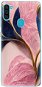 iSaprio Pink Blue Leaves pre Samsung Galaxy M11 - Kryt na mobil