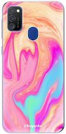 iSaprio Orange Liquid pro Samsung Galaxy M21 - Phone Cover