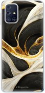 Phone Cover iSaprio Black and Gold pro Samsung Galaxy M31s - Kryt na mobil