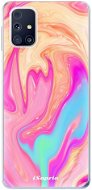 iSaprio Orange Liquid pro Samsung Galaxy M31s - Phone Cover